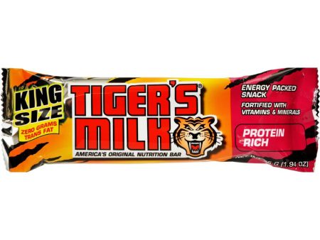 Tigers Milk Bar - Protein Rich - King Size - 1.94 Oz - 1 Case Fashion