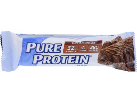 Pure Protein Bar - Chocolate Deluxe - Case Of 12 - 78 Grams Discount