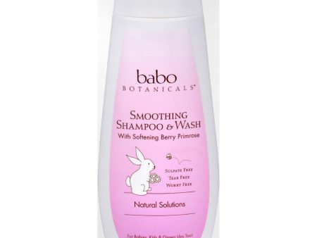 Babo Botanicals Smooth Detangling Shampoo - Berry Primrose - 8 Fl Oz Online Hot Sale