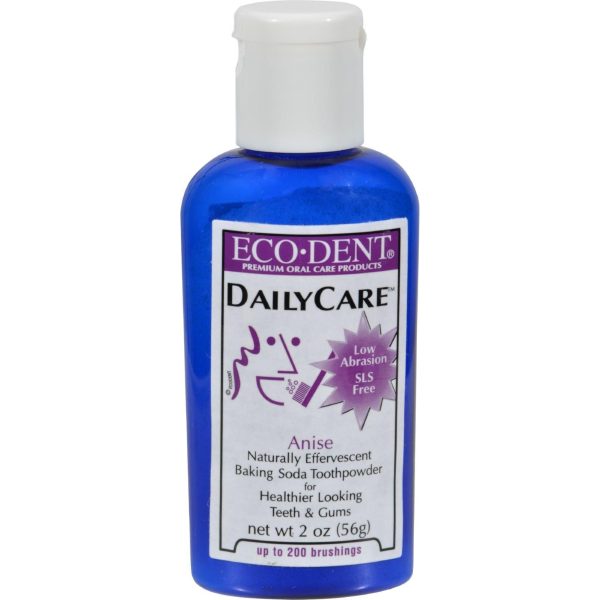 Eco-dent Toothpowder Daily Care - Anise - 2 Oz on Sale