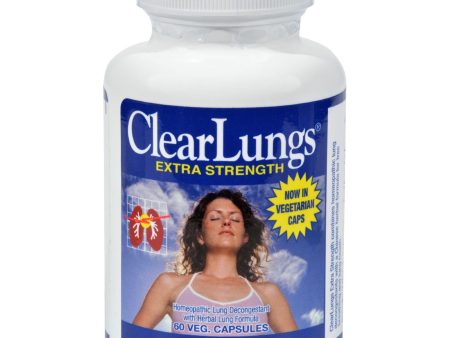 Ridgecrest Herbals Clearlungs Extra Strength - 60 Vegetarian Capsules For Cheap