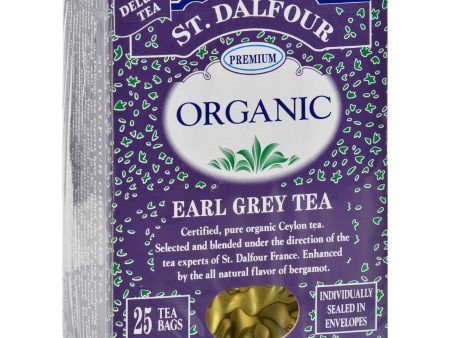 St Dalfour Organic Tea Earl Grey - 25 Tea Bags Online Hot Sale