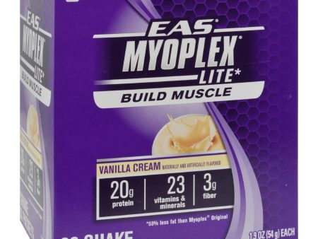 Eas Myoplex Lite Nutrition Shake Vanilla Cream - 20 Packets Online now