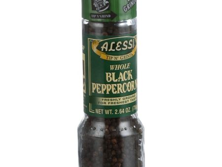 Alessi Grinder - Whole Black Peppercorns - Large - 2.64 Oz Online Sale