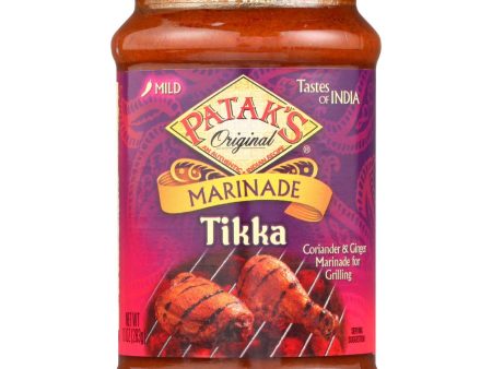 Pataks Curry Paste - Concentrated - Tikka Masala - Medium - 10 Oz - Case Of 6 For Discount