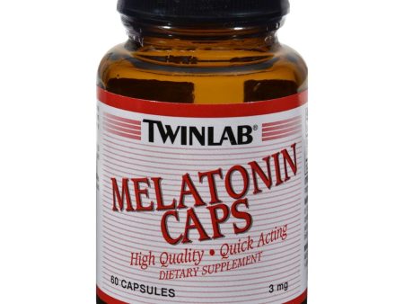 Twinlab Melatonin Caps - 3 Mg - 60 Capsules on Sale