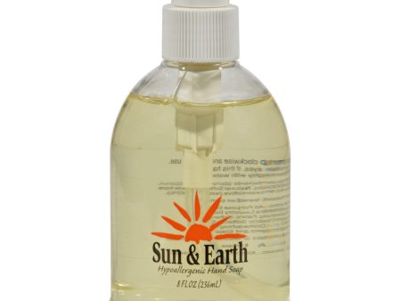 Sun And Earth Hypoallergenic Hand Soap - 8 Fl Oz Supply