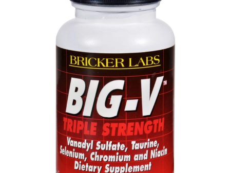 Bricker Labs Big-v Triple Strength - 90 Capsules Fashion