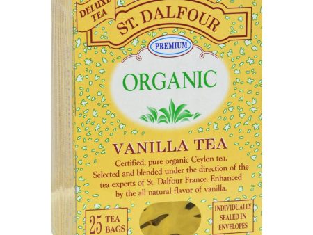 St Dalfour Organic Tea Vanilla - 25 Tea Bags Discount