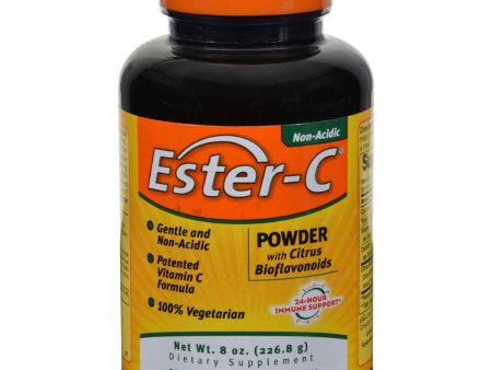 American Health Ester-c Powder With Citrus Bioflavonoids - 8 Oz Supply