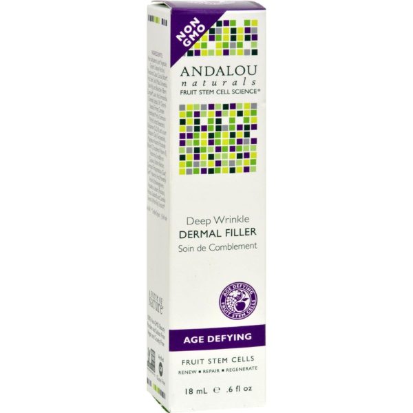 Andalou Naturals Age Defying Deep Wrinkle Dermal Filler - 0.6 Fl Oz on Sale