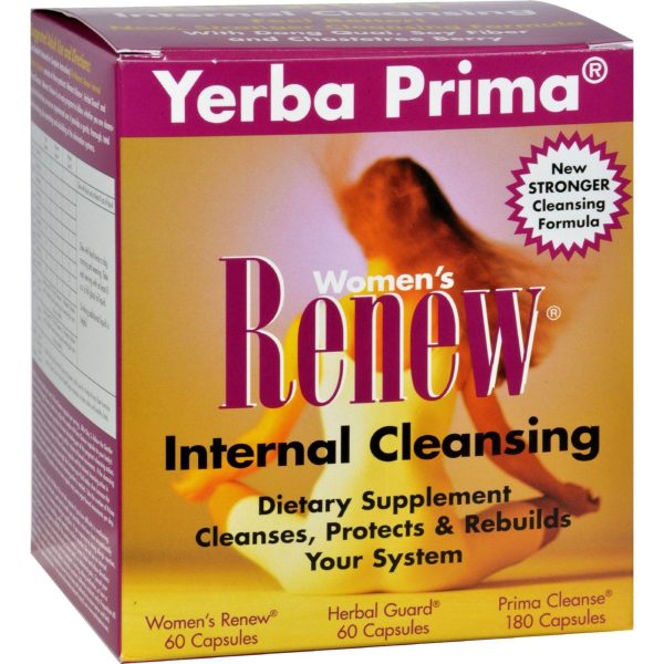 Yerba Prima Women s Renew Internal Cleansing - 1 Kit Online