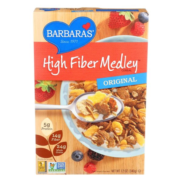 Barbara s Bakery High Fiber Cereal - Original - Case Of 6 - 12 Oz. Discount