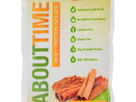 About Time Whey Protein Isolate - Cinnamon - 2 Lb Sale