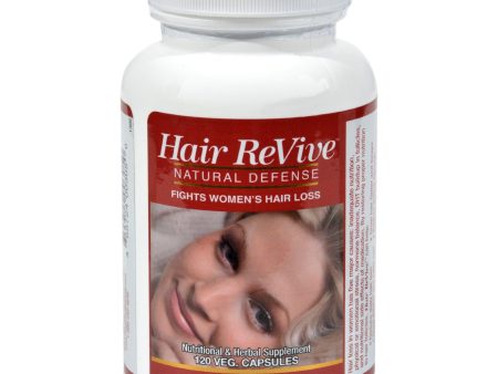 Ridgecrest Herbals Hair Revive - 120 Vegetarian Capsules Online Sale