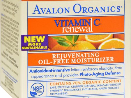 Avalon Organics Rejuvenating Oil-free Moisturizer Vitamin C - 2 Fl Oz Online Hot Sale