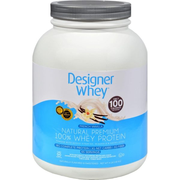 Designer Whey Protein Powder French Vanilla - 4 Lbs Online now