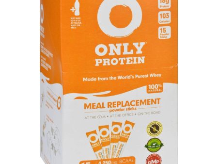 Only Protein Meal Replacement - Whey - Packets - Vanilla - 15 Count Sale