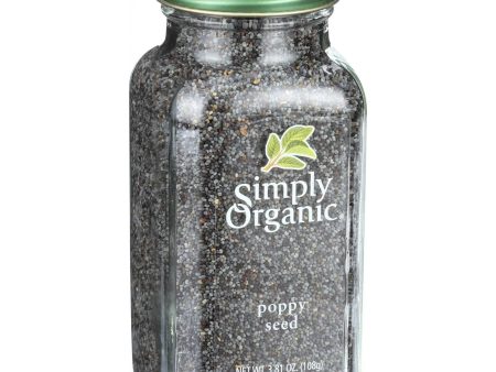 Simply Organic Poppy Seed - Organic - Whole - 3.81 Oz Online