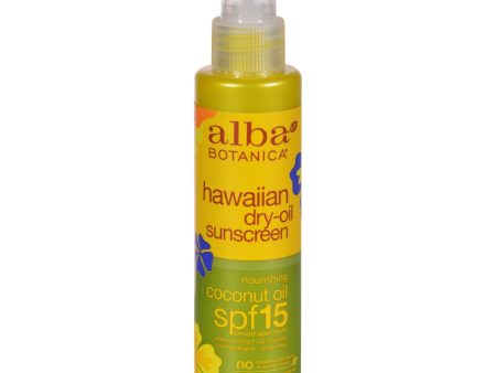 Alba Botanica Dry Tanning Oil Spf 15 - 4.5 Fl Oz Fashion