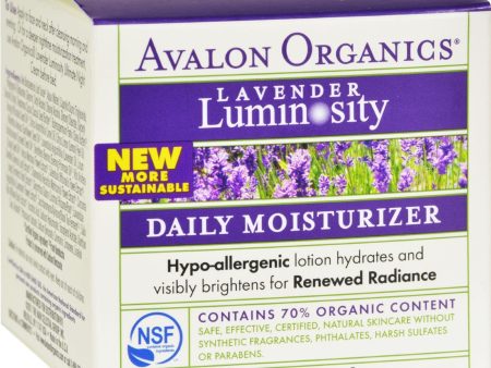 Avalon Organics Daily Moisturizer Lavender - 2 Fl Oz Hot on Sale