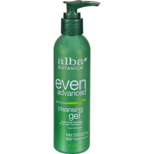 Alba Botanica Natural Even Advanced Sea Mineral Cleansing Gel - 6 Fl Oz For Discount