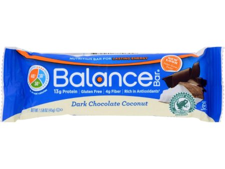 Balance Bar - Dark Chocolate Coconut - 1.58 Oz - Case Of 6 For Cheap