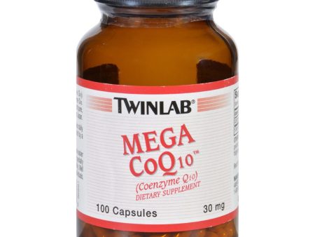 Twinlab Mega Coq10 - 30 Mg - 100 Capsules Hot on Sale