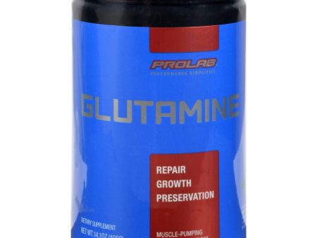 Prolab Glutamine Powder - 300g + 100g Free Fashion