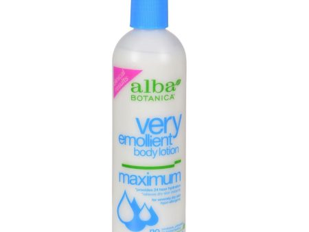 Alba Botanica Very Emollient Body Lotion Maximum - 12 Fl Oz Online Sale