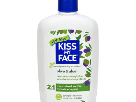 Kiss My Face Ultra Moisturizer Olive And Aloe - 16 Fl Oz Online Hot Sale