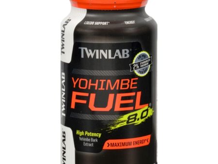 Twinlab Yohimbe Fuel 8.0 Maximum Energy - 100 Caps Cheap