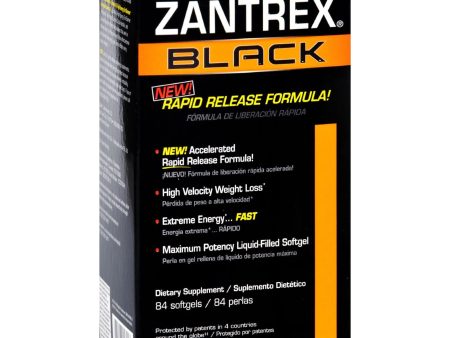 Zantrex Black - Rapid Release - 84 Softgels For Discount