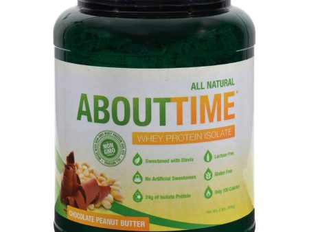 About Time Whey Protein Isolate - Chocolate Peanut Butter - 2 Lb For Cheap