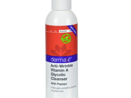 Derma E Vitamin A Glycolic Cleaners - 6 Fl Oz Fashion