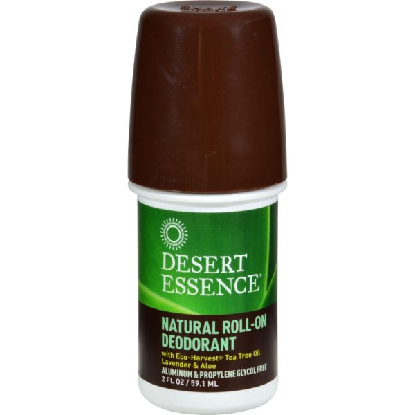 Desert Essence Natural Roll-on Deodorant - 2 Oz Online now