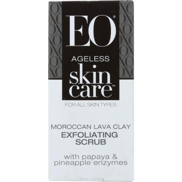 Eo Products Exfoliating Scrub - Ageless - Moroccan Lava Clay - 1.5 Oz - 1 Each For Cheap