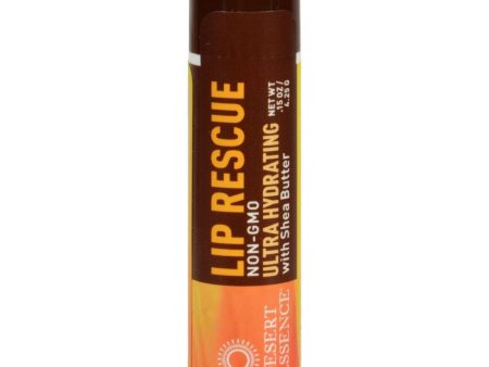 Desert Essence Lip Rescue With Shea Butter - 0.15 Oz - Case Of 24 on Sale