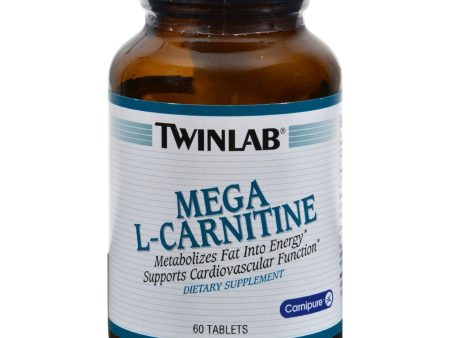 Twinlab Mega L-carnitine - 500 Mg - 60 Tablets Discount