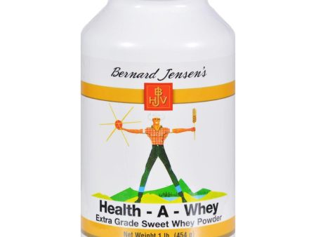 Bernard Jensen Health-a-whey - 1 Lb Cheap