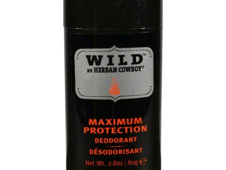 Herban Cowboy Deodorant Wild - 2.8 Oz Sale