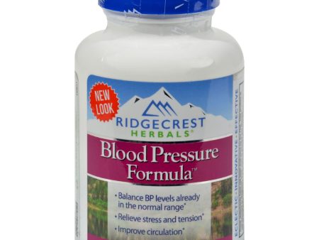 Ridgecrest Herbals Blood Pressure Formula - 60 Vcaps Hot on Sale