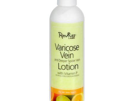 Reviva Labs Varicose And Deeper Spider Veins Lotion - 8 Fl Oz Online Sale