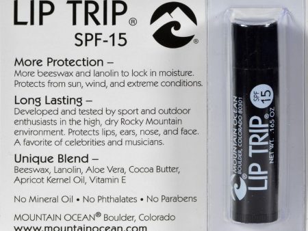 Mountain Ocean Lip Balm - Lip Trip - Spf 15 - .165 Oz - Case Of 12 Online Sale