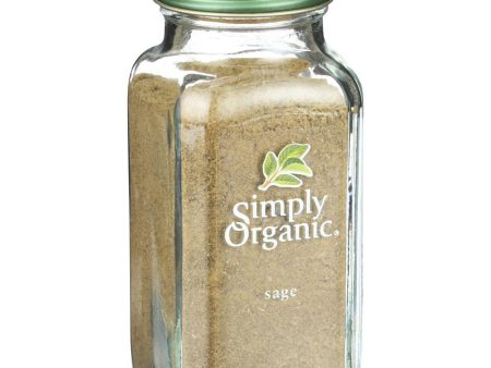 Simply Organic Sage Leaf - Organic - Ground - 1.41 Oz For Cheap