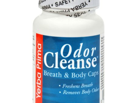 Yerba Prima Odor Cleanse Breath And Body - 50 Capsules Fashion