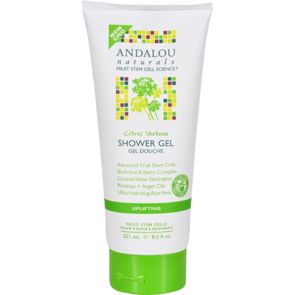 Andalou Naturals Shower Gel - Citrus Verbena Uplifting - 8.5 Fl Oz Online Sale