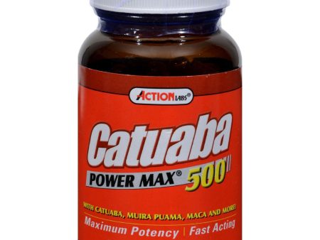 Action Labs Catuaba Power Max 500 - 500 Mg - 60 Capsules on Sale