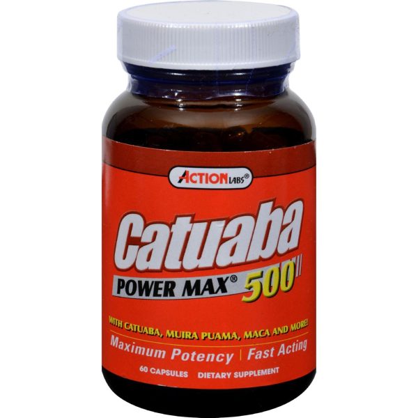 Action Labs Catuaba Power Max 500 - 500 Mg - 60 Capsules on Sale