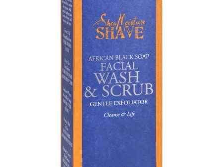 Sheamoisture African Black Soap Facial Wash And Scrub - 4 Fl Oz Fashion